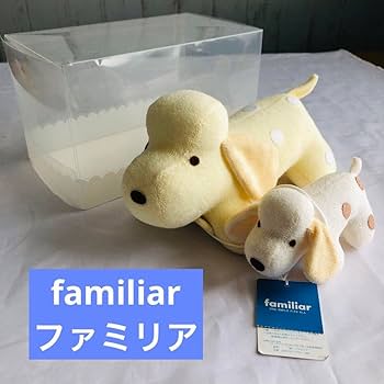 Amazon | タグ付きfamiliaファミリア Mドッグ クリーム オルゴール
